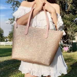 NWT Kate Spade Joeley Large Rose Gold Tote
